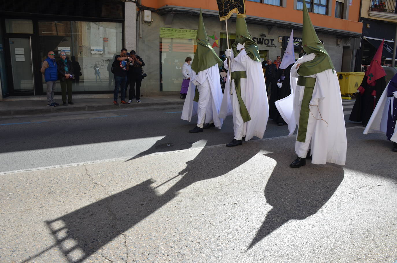 Esta procesión está dedicada a las mujeres maltratadas. 