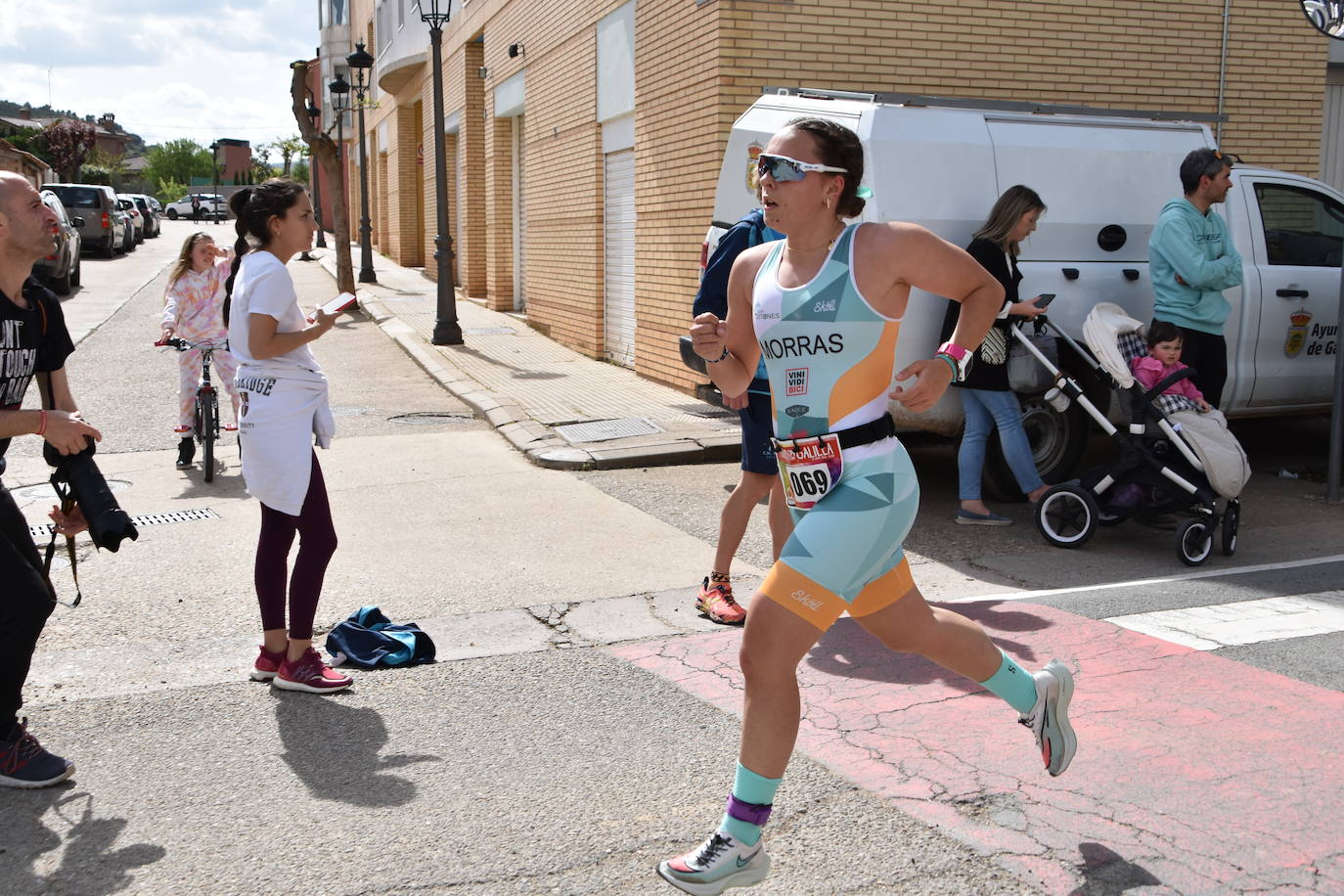 Fotos: Camilo Santiago y Ángela Muñoz ganan el duatlón de Galilea