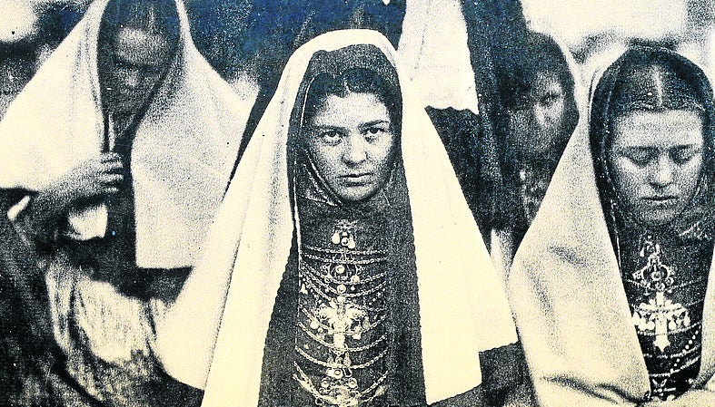 Escena de Semana Santa en Ibiza.