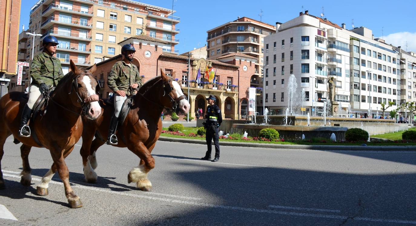 Fotos: Desfile de la Guardia Real a caballo por Calahorra