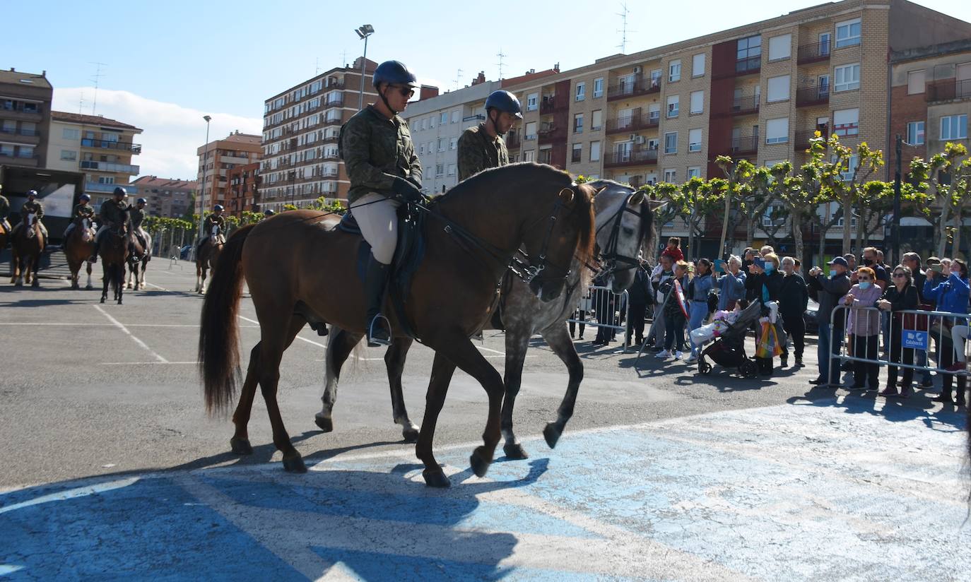 Fotos: Desfile de la Guardia Real a caballo por Calahorra