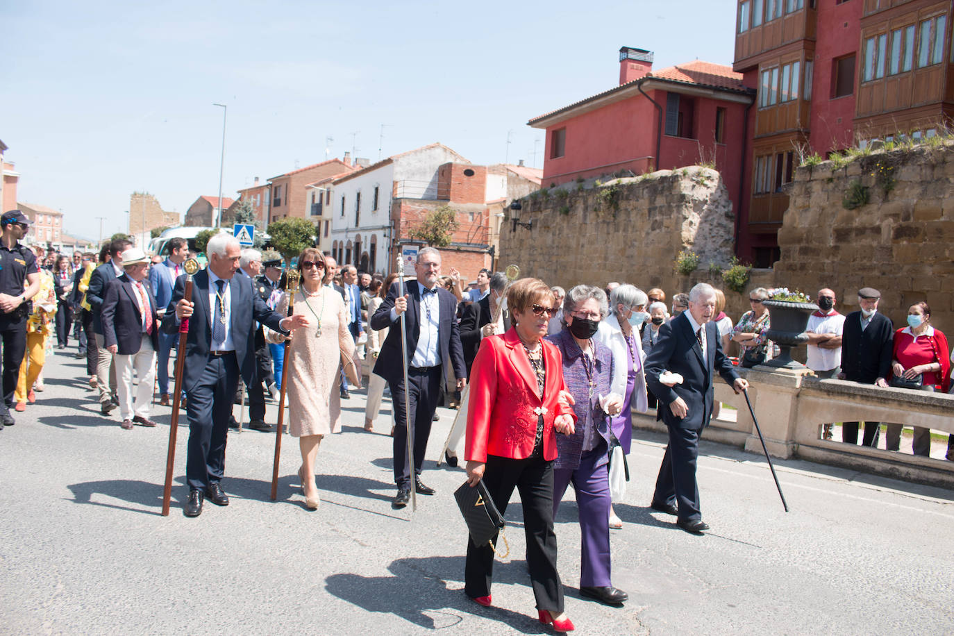 Fotos: Procesión de las doncellas en Santo Domingo de la Calzada