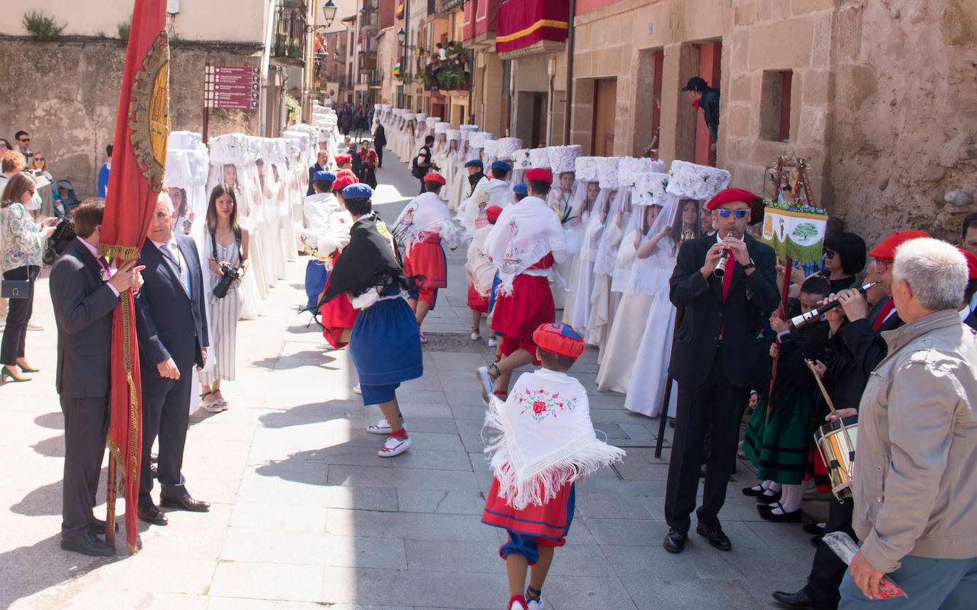 Fotos: Procesión de las doncellas en Santo Domingo de la Calzada