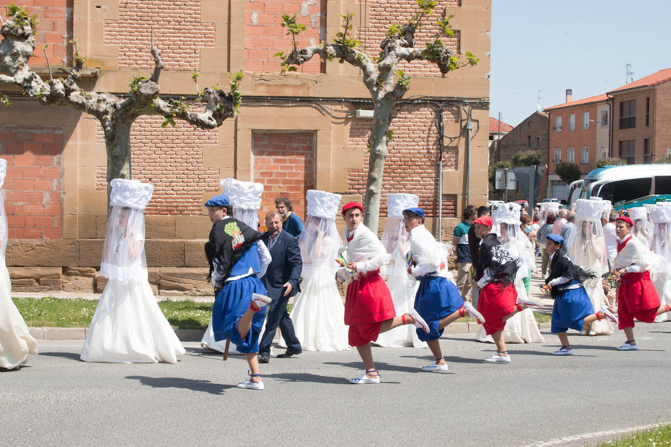 Fotos: Procesión de las doncellas en Santo Domingo de la Calzada