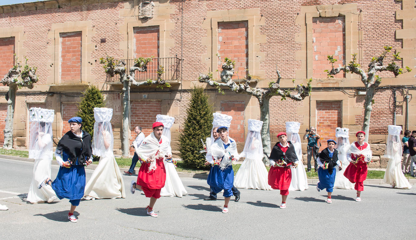 Fotos: Procesión de las doncellas en Santo Domingo de la Calzada