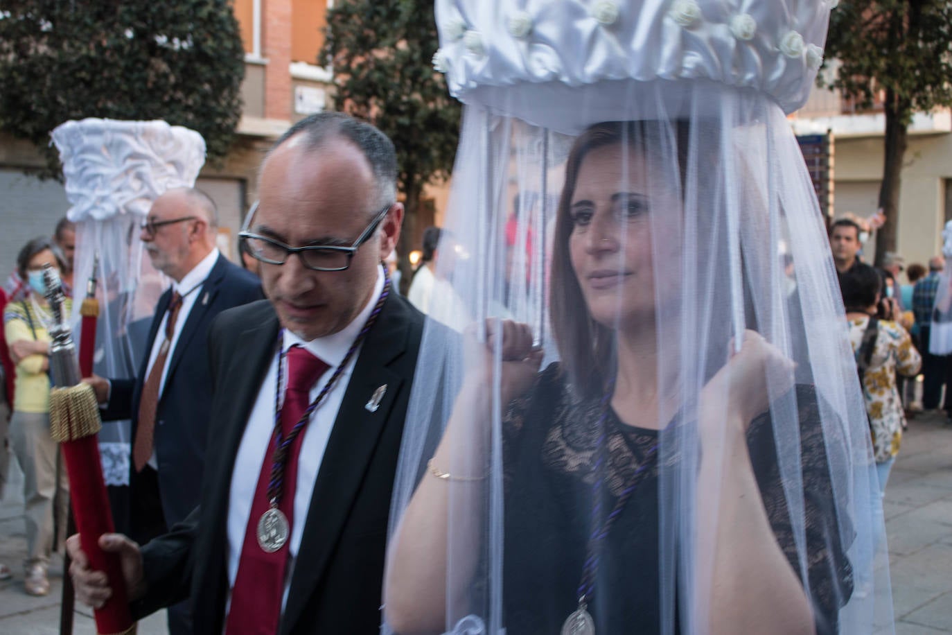 Fotos: Procesiones de Los Ramos y de Las Prioras en Santo Domingo de la Calzada