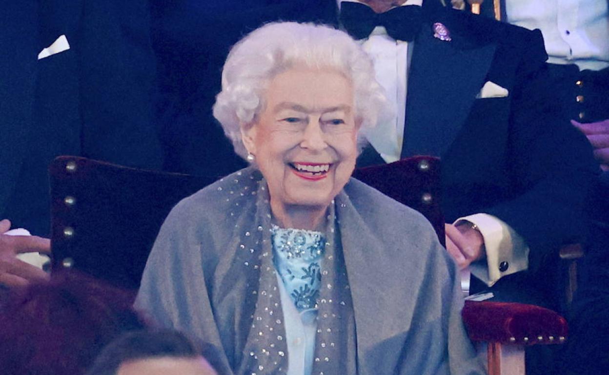 La reina Isabel II de Inglaterra, este domingo en el certamen equino convocado con motivo del 70 aniversario de su coronación.