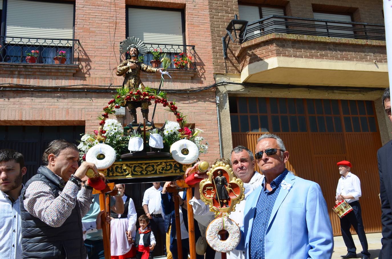 Fotos: Procesión de San Isidro en Calahorra