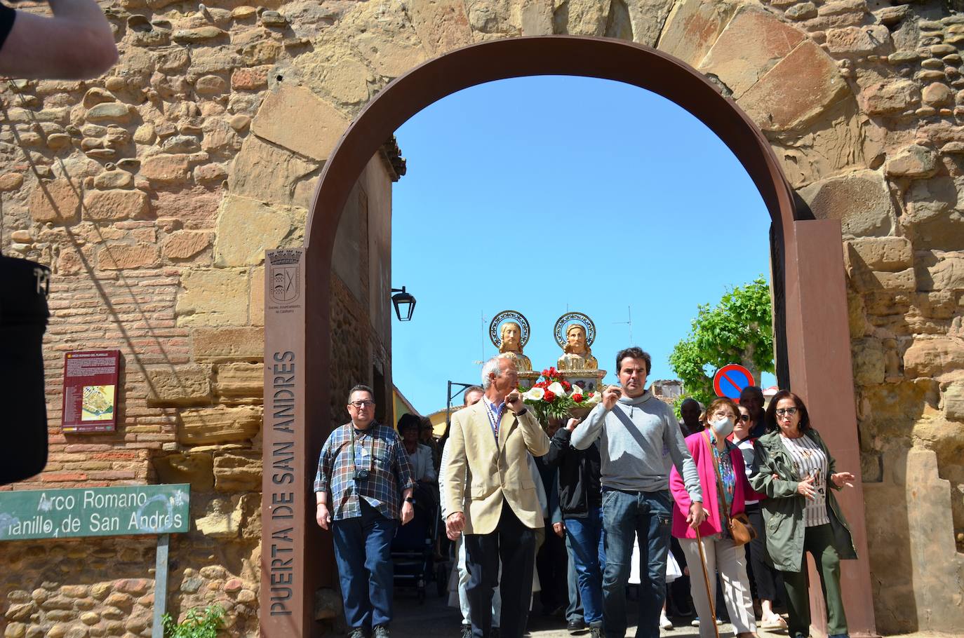 Fotos: Procesión de San Isidro en Calahorra