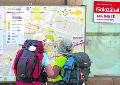 Imagen secundaria 1 - El Camino de Santiago renace tras la pandemia