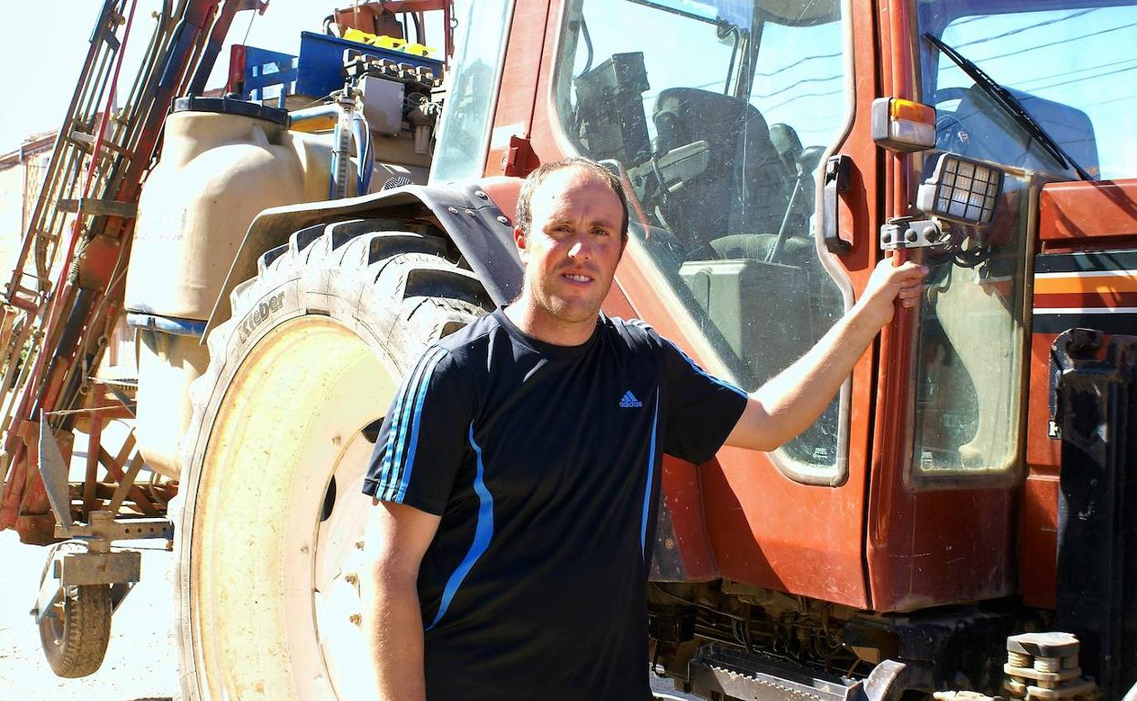 Jesús del Pozo, agricultor (Villar de Torre)