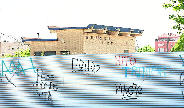 Subestación de Lobete, cuyo desmontaje ha comenzado. 