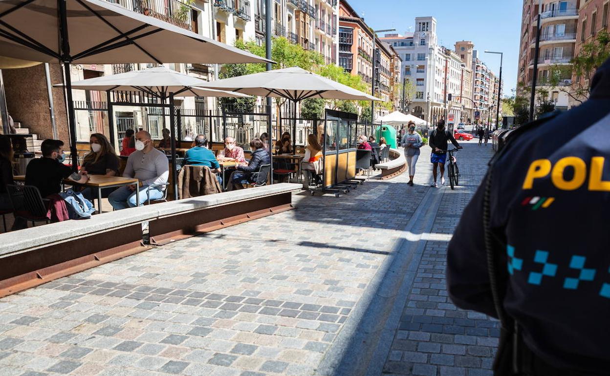 Un agente de la Policía Local, en una imagen de archivo.
