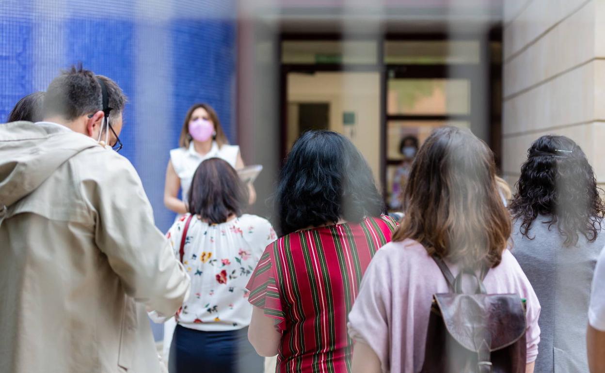 Imagen de las pruebas para la última oposición convocada para enseñanza secundaria. 