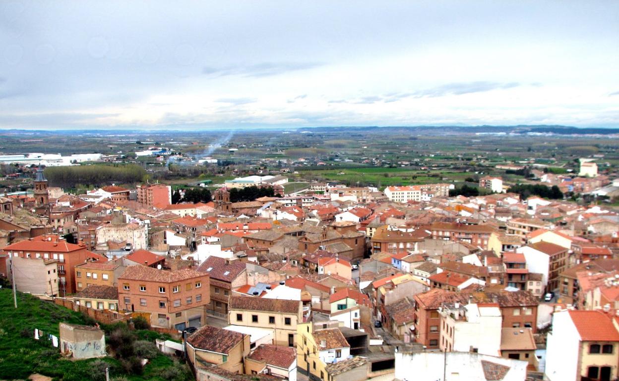 Panorámica de la localidad alfareña desde monte La Plana. 