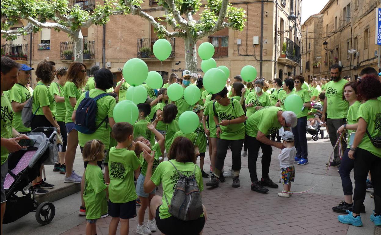 Marcha antiCOVID en San Asensio. 