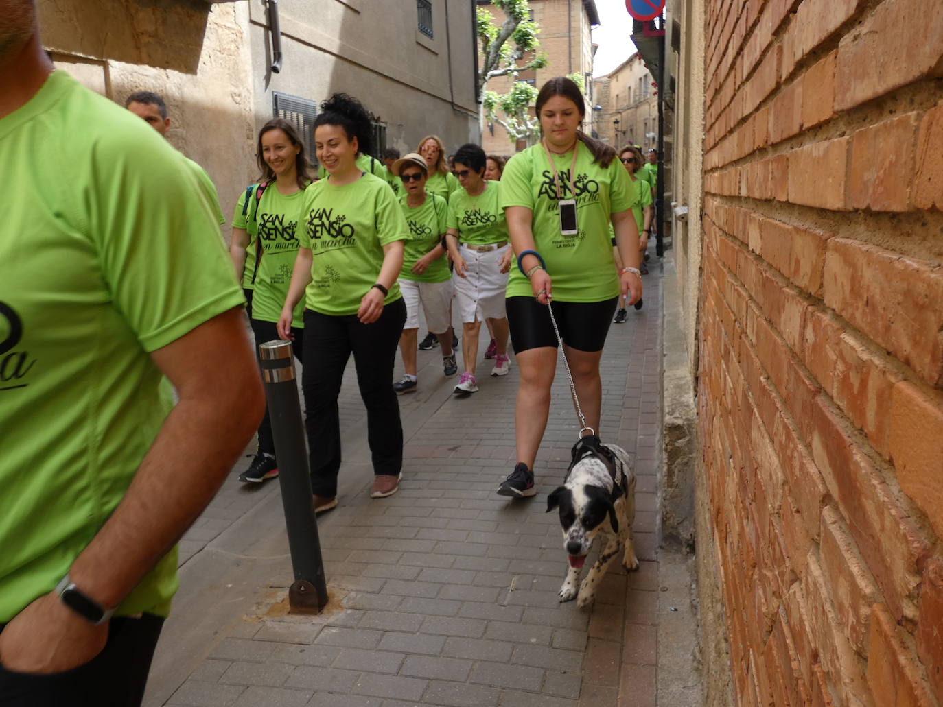 Fotos: San Asensio se tiñe de verde contra el COVID Persistente