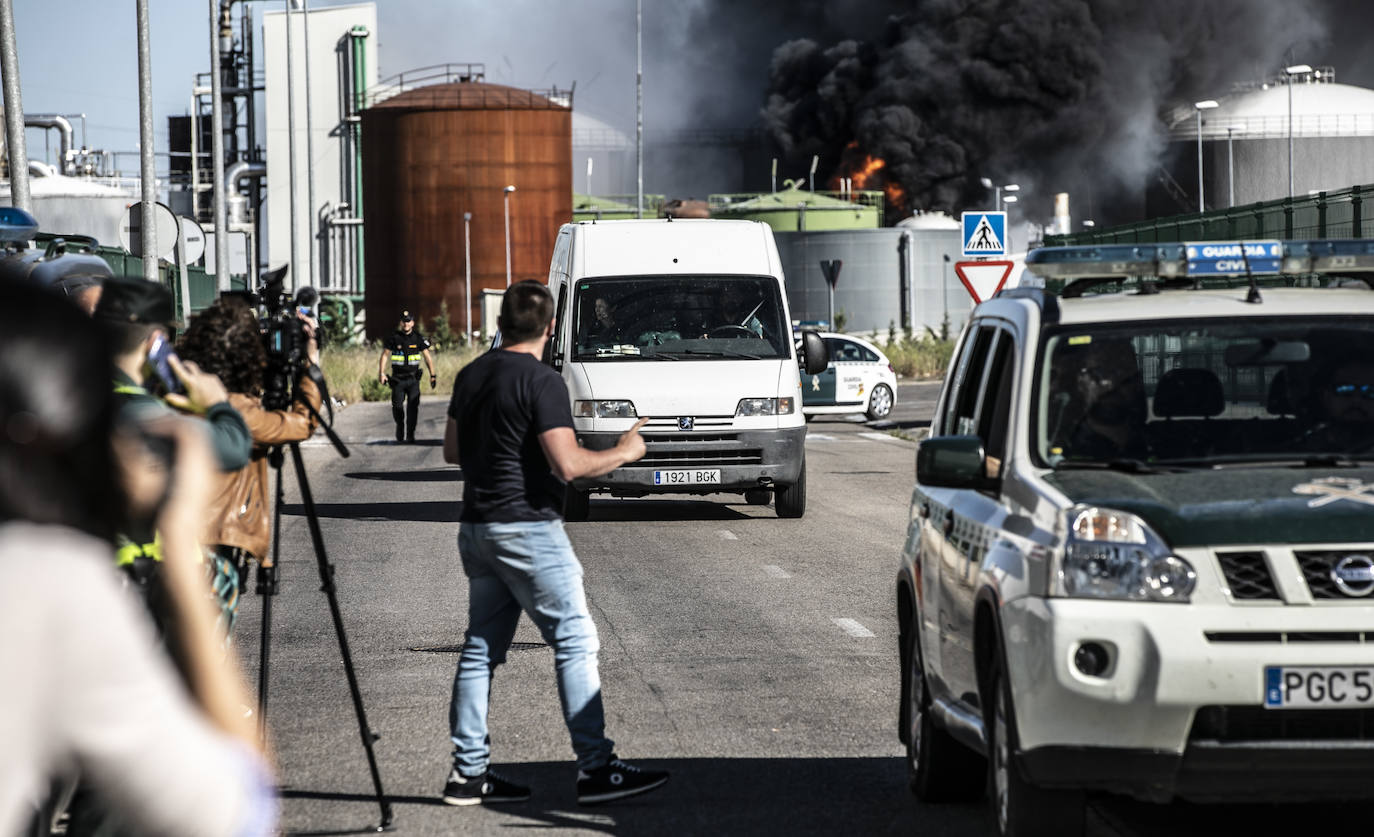 Fotos: Dos trabajadores mueren en una explosión en la planta de biodiésel de Calahorra