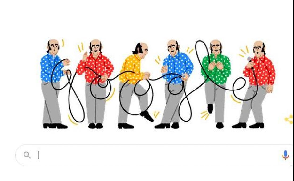 Google rinde homenaje a Chiquito de la Calzada en su doodle