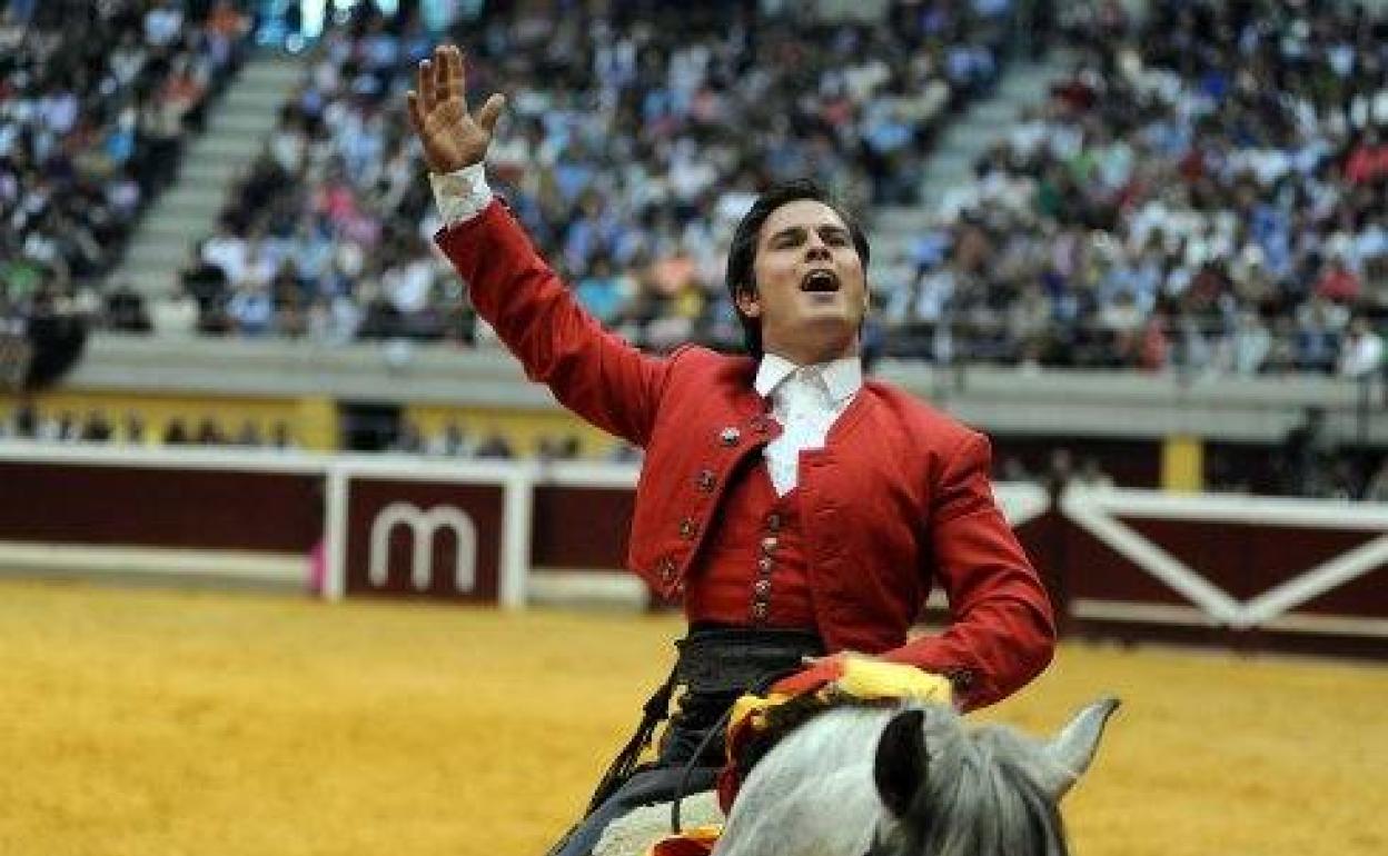 El rejoneador Sergio Domínguez, en una imagen de archivo. 