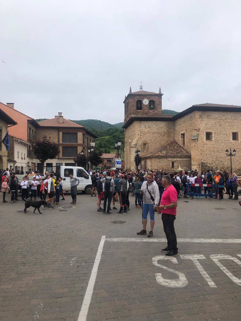 500 personas participaron en la XII Travesía de Santurde de Rioja