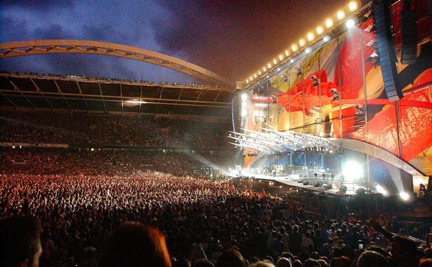 Galería. Los Rolling Stones en el viejo San Mamés, en Bilbao.