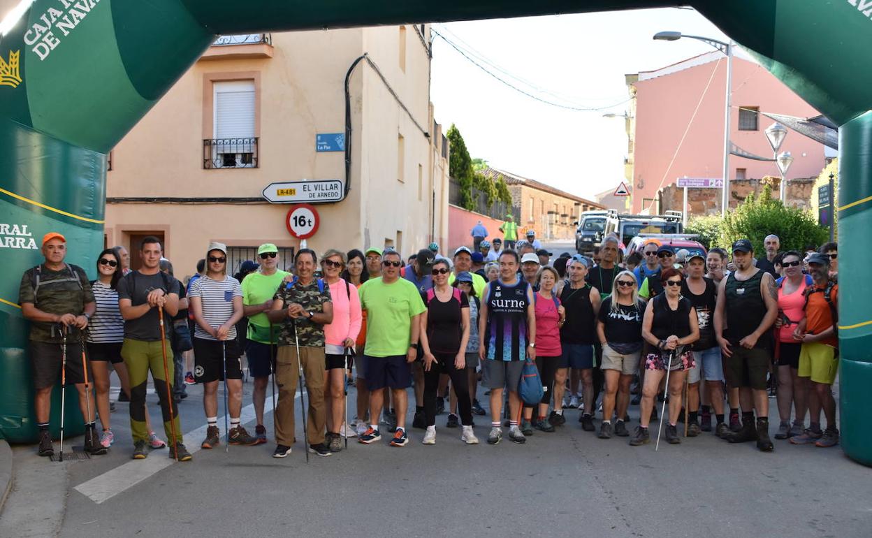 La marcha Villa de Tudelilla reúne a 162 personas