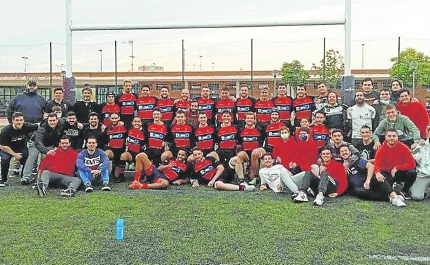 Imagen del equipo Sénior del Rugby Rioja de la pasada tempoarada