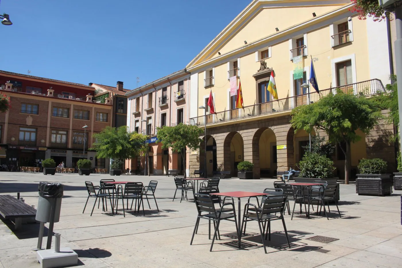 Plaza de España de Alfaro. 