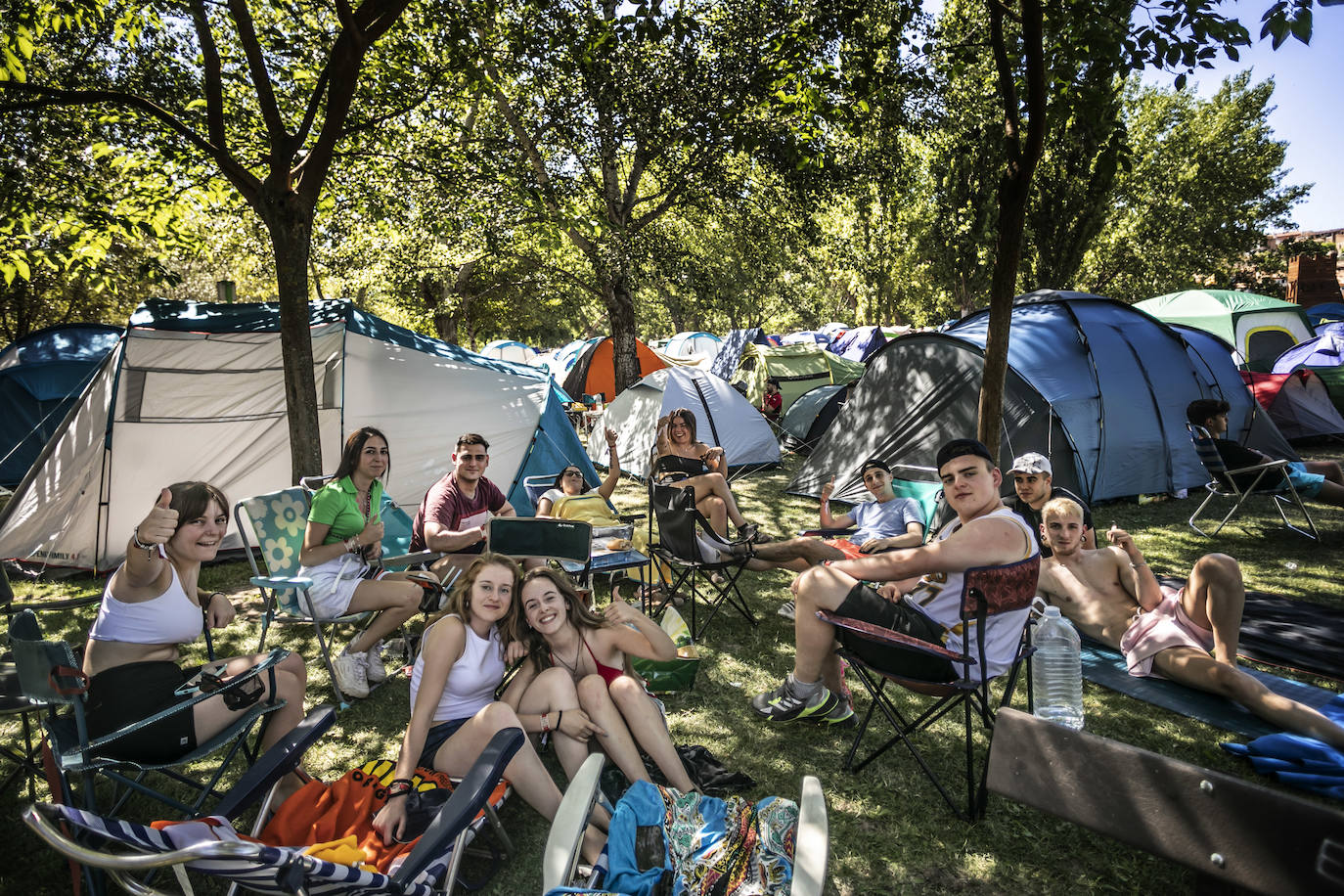 Fotos: La acampada del Holika en Calahorra