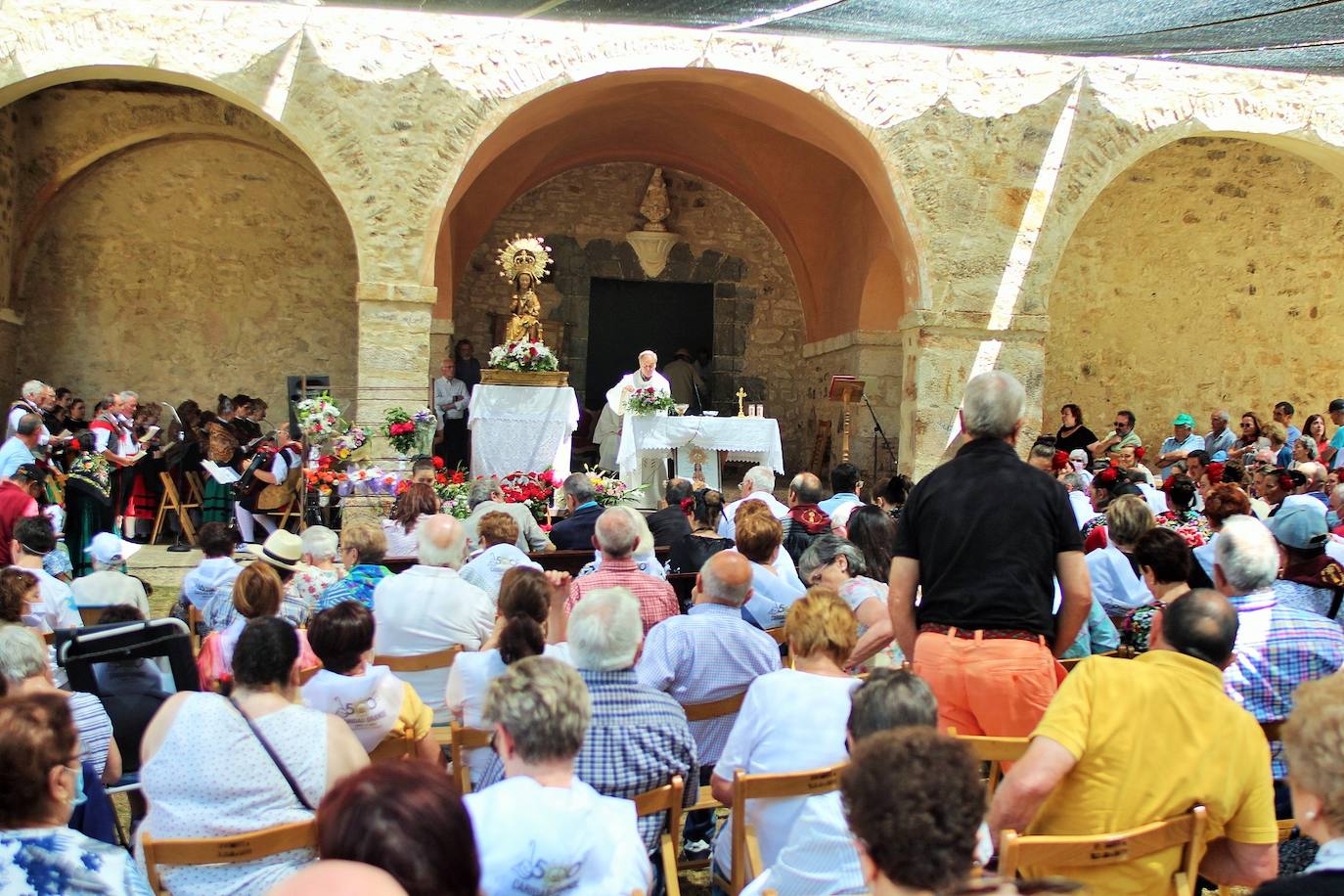 Fotos: Caridad Grande en la ermita de Lomos