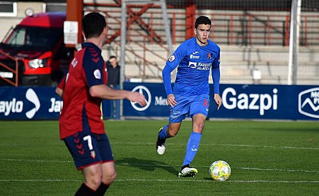 Joan Rojas, en su anterior etapa en el Calahorra. 