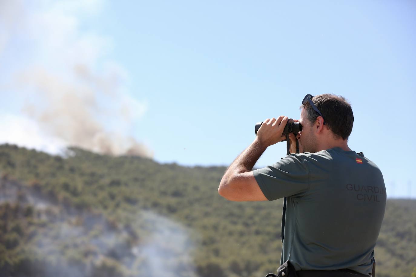 Fotos: Incendio en Yerga: las imágenes del fuego que quema el monte riojano