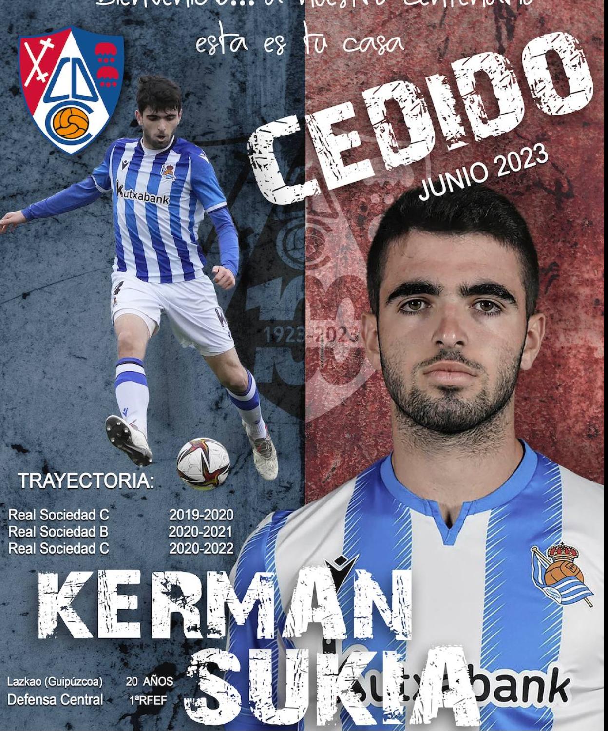 Kerman Sukia, otro cedido por la Real Sociedad al Calahorra