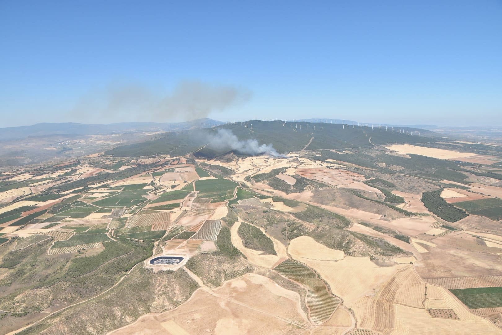 Fotos: El incendio en Yerga, desde el aire