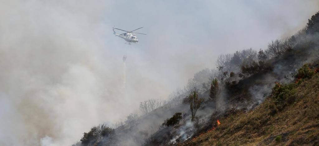 Fotos: Las llamas entre Lapuebla y Fuenmayor, en imágenes