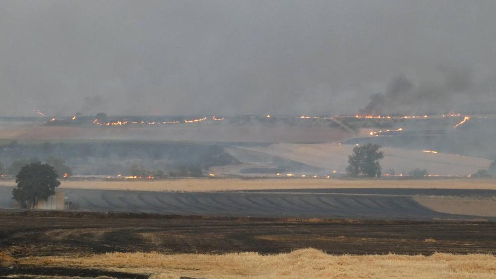 El incendio de Santo Domingo, en imágenes