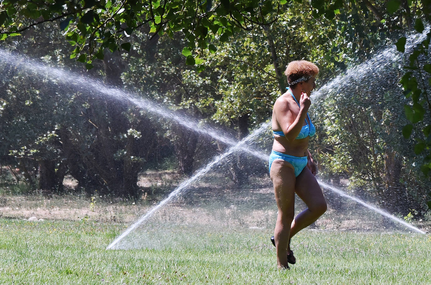 Fotos: Domingo de calor en Logroño