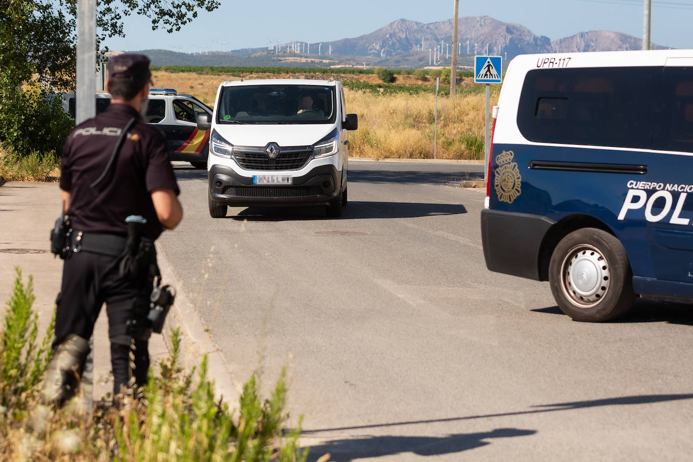 Fotos: Las imágenes de la operación policial en Lardero y Logroño