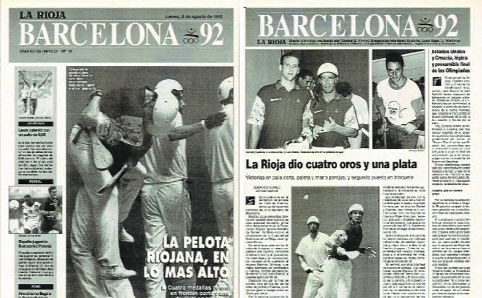 Cuando La Rioja dio el pelotazo en Barcelona'92