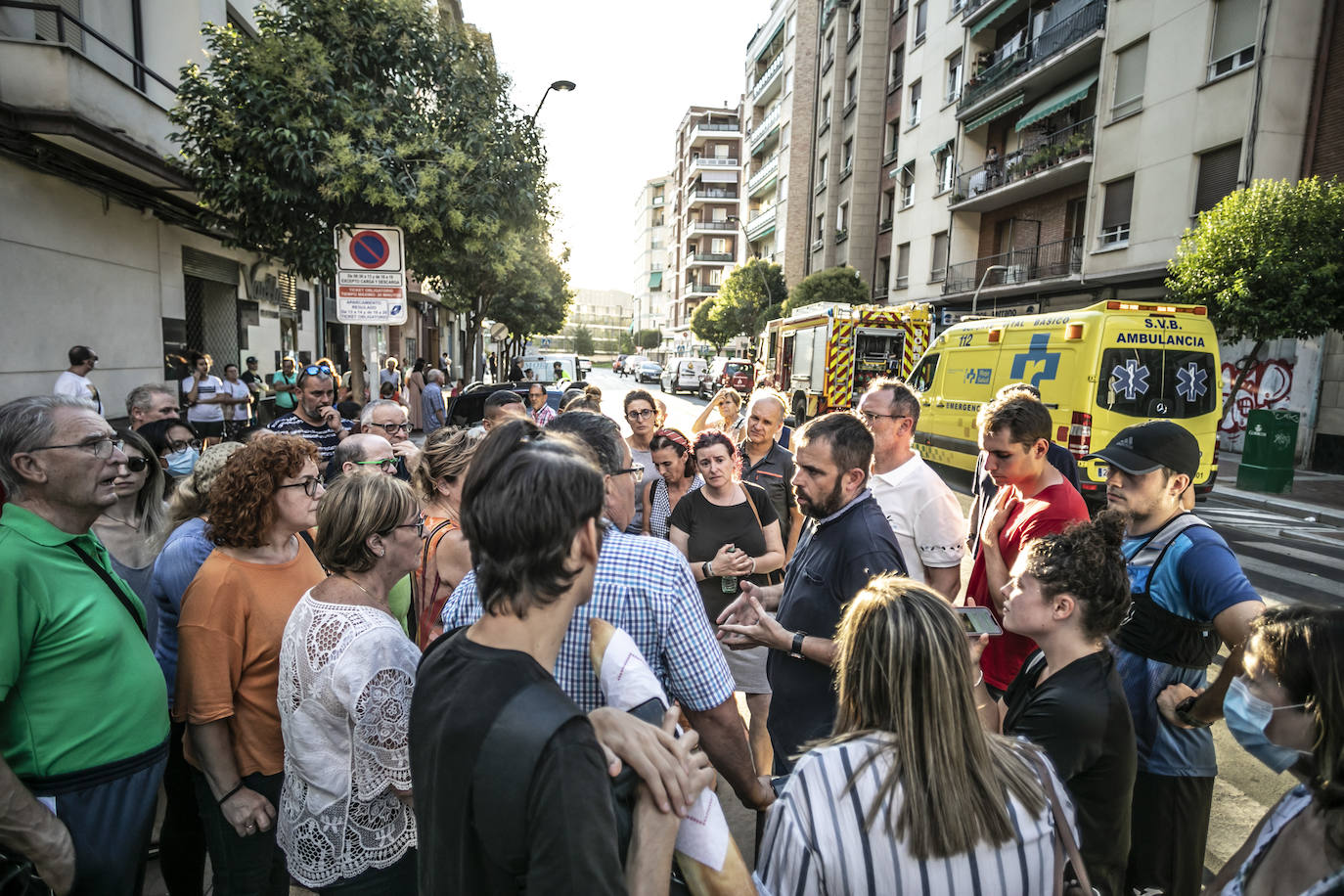 Fotos: Fallece un hombre de 40 años tras una explosión en Pérez Galdós