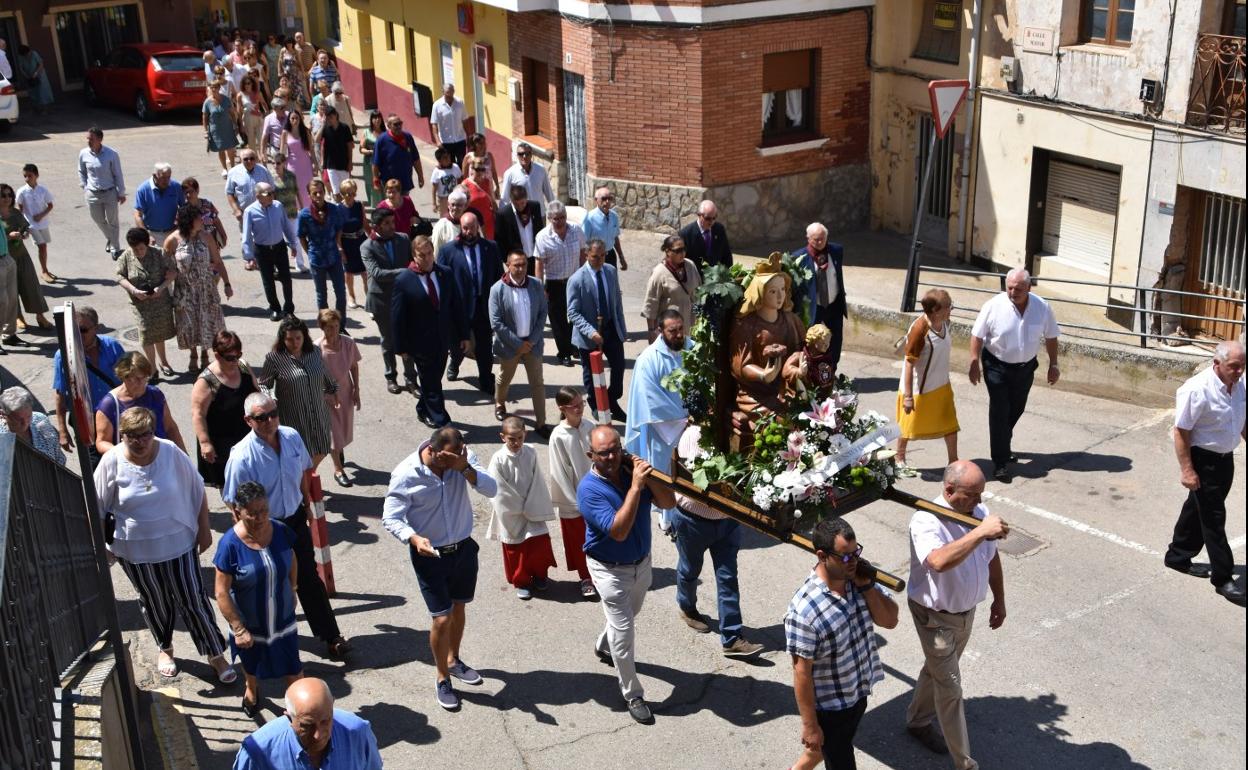 Ausejo celebró ayer la Virgen de la Antigua