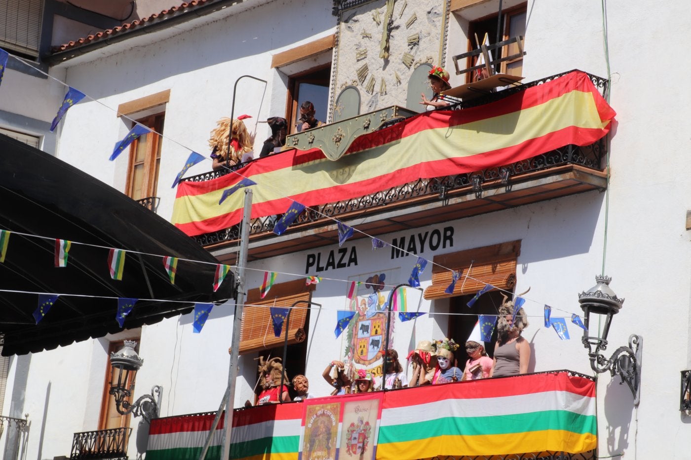 Los personajes del Carnaval Tradicional leyeron el pregón festivo. 