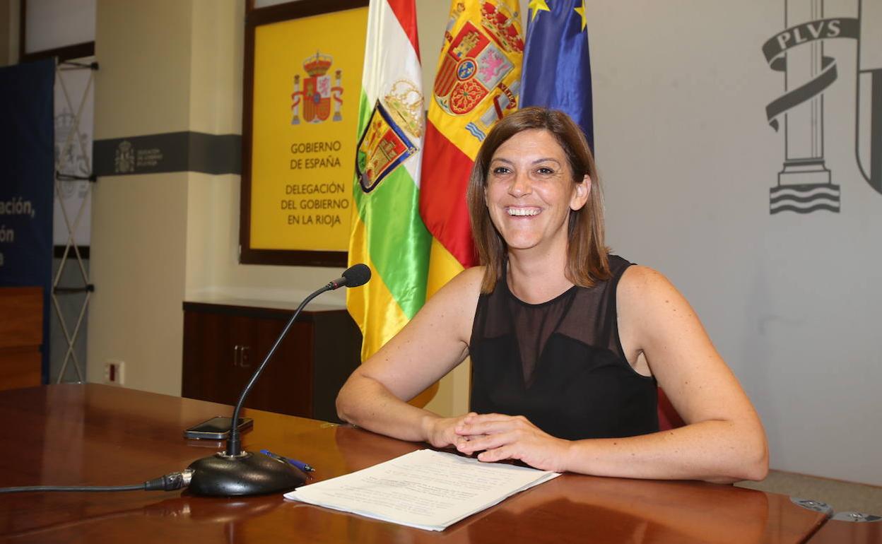 María Marrodán, delegada del Gobierno en La Rioja. 