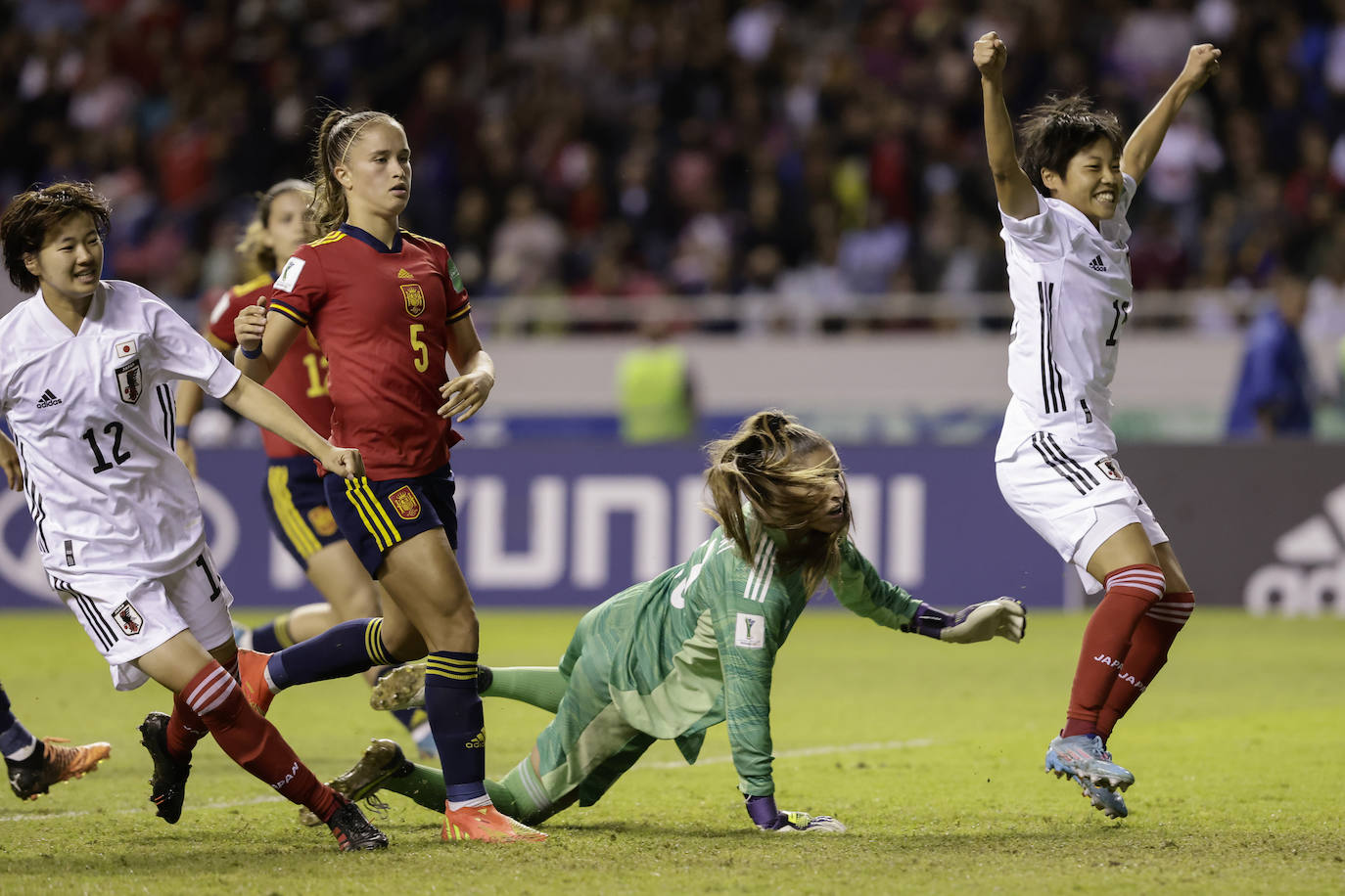 España ha logrado conquistar por primera vez el campeonato de Costa Rica 2022 imponiéndose en la final por 3 goles a 1 a Japón.