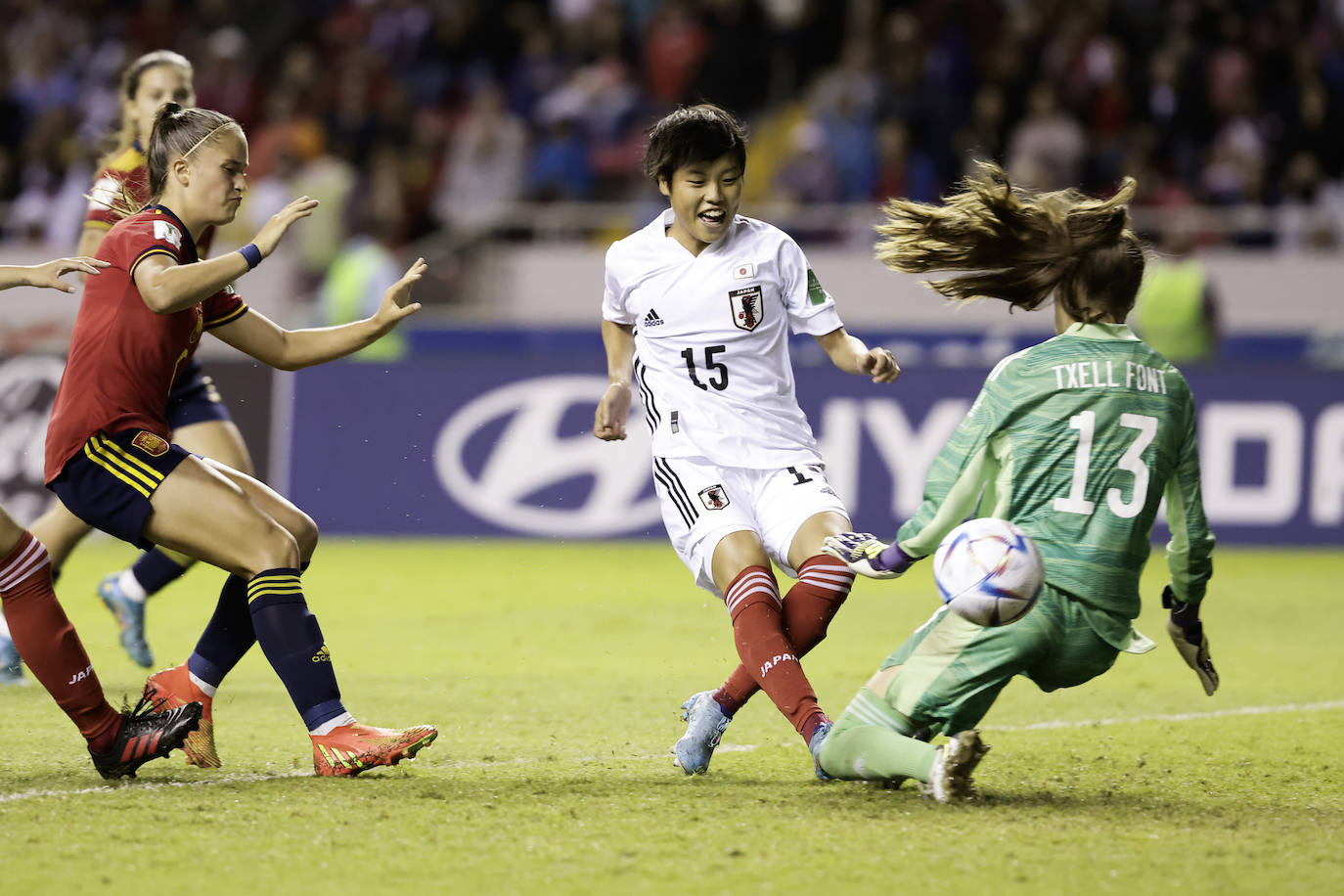 España ha logrado conquistar por primera vez el campeonato de Costa Rica 2022 imponiéndose en la final por 3 goles a 1 a Japón.