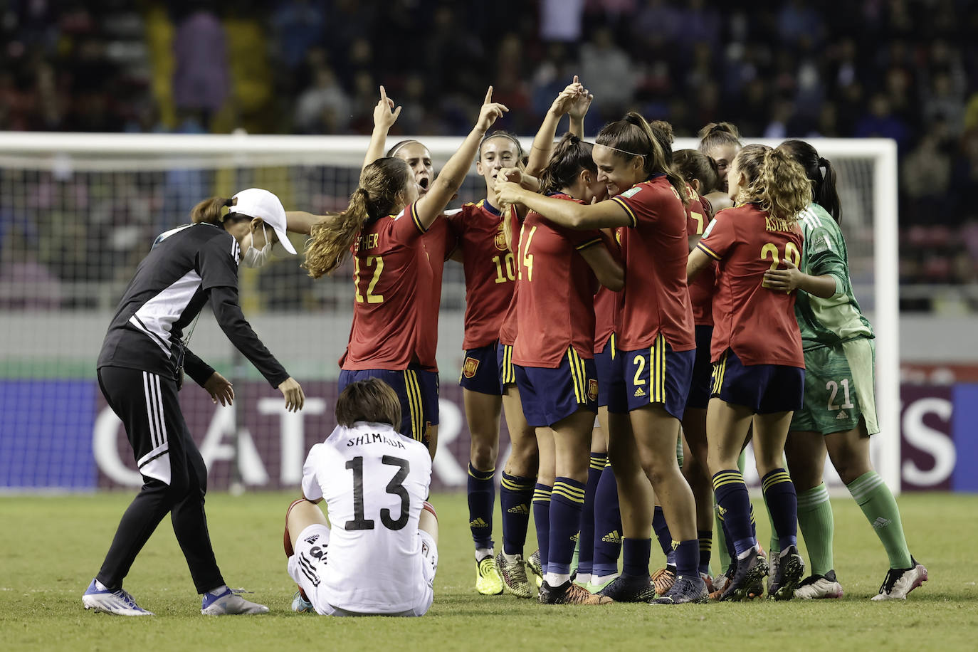 España ha logrado conquistar por primera vez el campeonato de Costa Rica 2022 imponiéndose en la final por 3 goles a 1 a Japón.