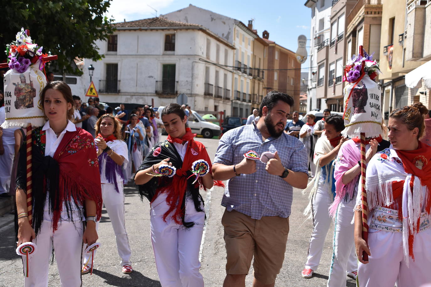 Fotos: El baile de la Gaita y Gigantes en Cervera para celebrar &#039;Sangilillo&#039;