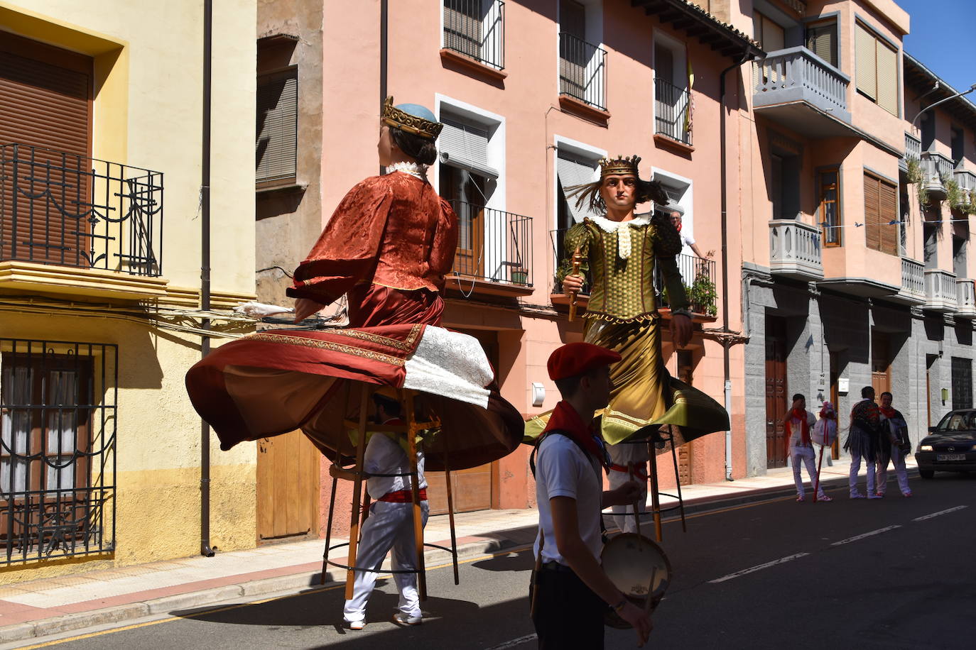 Fotos: El baile de la Gaita y Gigantes en Cervera para celebrar &#039;Sangilillo&#039;