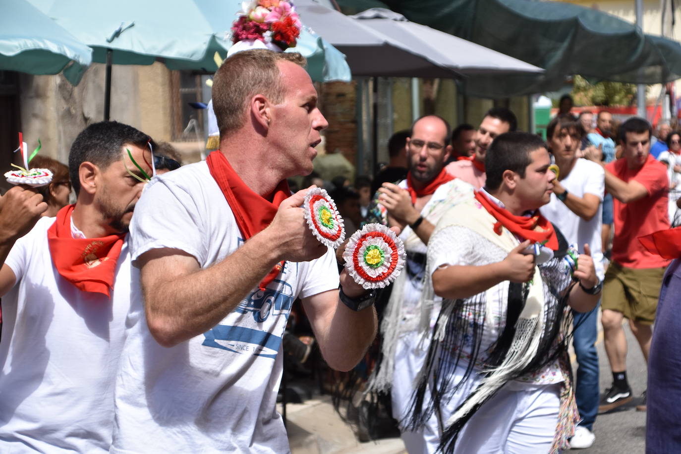 Fotos: El baile de la Gaita y Gigantes en Cervera para celebrar &#039;Sangilillo&#039;